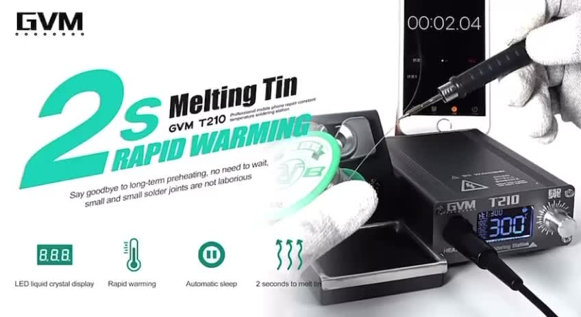 MESIN SOLDER STATION GVM T210