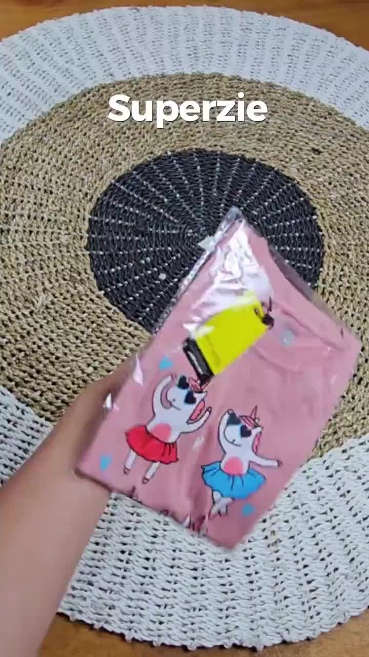 SUPERZIE Kaos Karakter distro anak perempuan junior usia 4-13 tahun Pakaian anak cewek kaos oblong anak bandung kaos kartun Lucu Katun