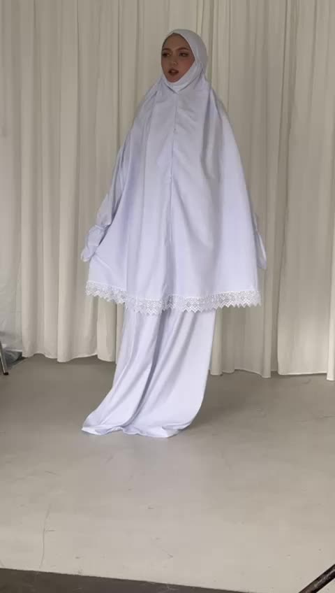 Mukena Berlengan Haji & Umroh – Nyaman Dipakai Harian, Praktis dan Stylish!