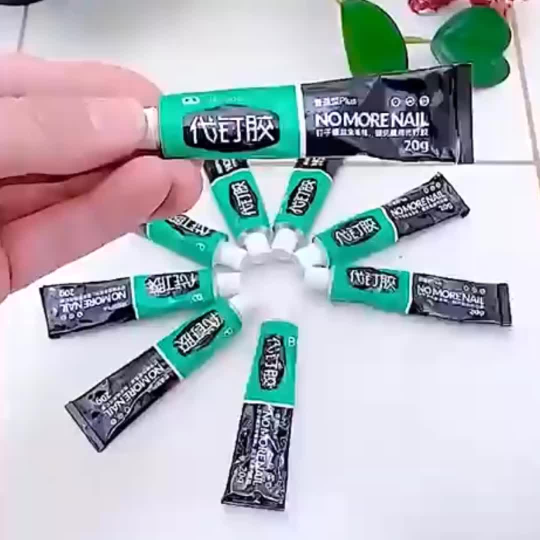 Lem Pengganti Paku Nomore Nail Pajangan Tembok Hiasan Dinding Partisi Serbaguna Super Kuat Metal Plastik Kayu Batu Keramik Tembok Karpet MDF