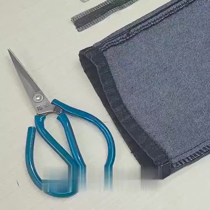 PROMO 2 PCS LEBIH MURAH Lem Jeans 1M Pemendek Celana Jeans Tanpa Jahit Ukuran 100CM Katun