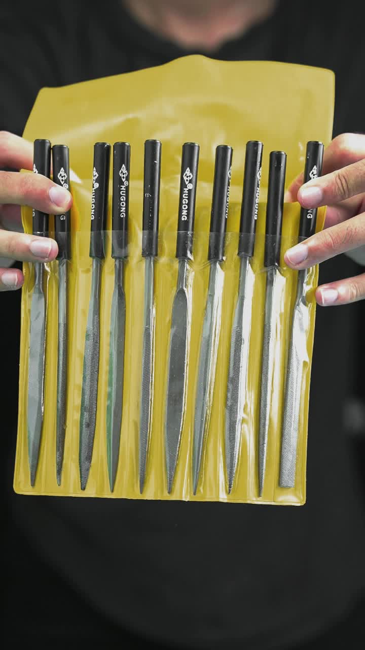 ALLEFIX Set 10 Pcs Kikir Jarum Mini Alat Pengikir Kayu Kerajinan - 6783
