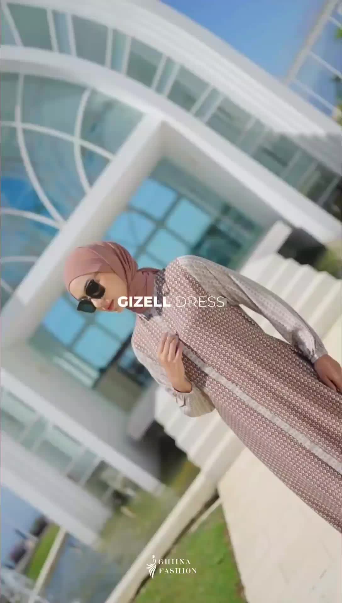 GHIINA FASHION GIZELL DRESS RAYON PREMIUM