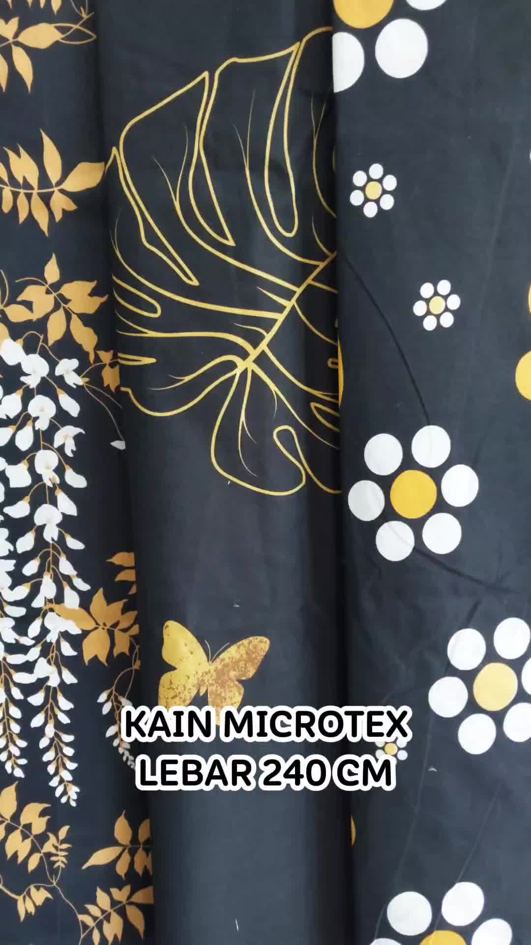 KAIN KATUN MICROTEX DISPERSE PER 50 CM BUNGA TABUR ABSTRAK KAIN SPREI METERAN PART 4 C