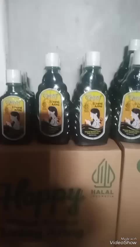 Happy Urang Aring 45 ML 55 ML 90 ML | Minyak Rambut Urang Aring Perawatan Menghitamkan Haircare Treatment