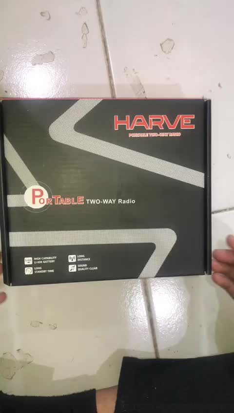 Handy Talky Harve HV-88 5 Watt Dual PTT Free Headset