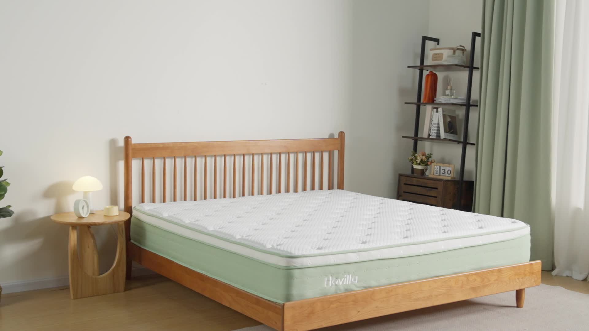 Novilla kasur IceMint-Pro springbed kain ice silk memory foam gel pegas pocket FREE bantal in a box