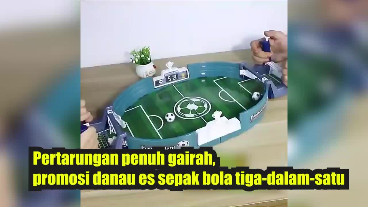 Roslcoud Mainan olahraga dan kompetisi, sepak bola multifungsi, meja kompetisi curling, disk kompetisi 3-in-1 Ball Outdoor Toys