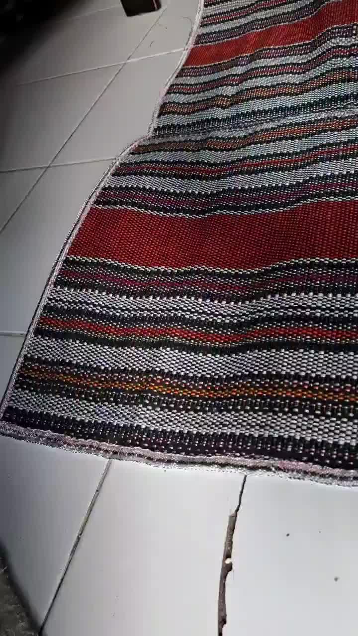 Tikar Lipat Tenun Tanpa Sambungan Karpet Piknik Camping Ukuran 200x100m Outdoor Bayar Di Tempat