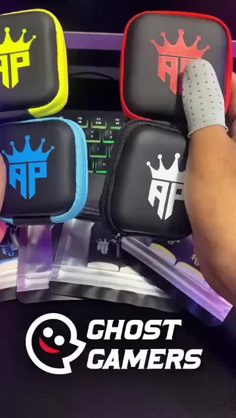 Sarung Jari Jempol Gaming Ap king Andra Gz Anti Keringat Responsive Finger Touch Sleeve + Box Penyimpanan Premium