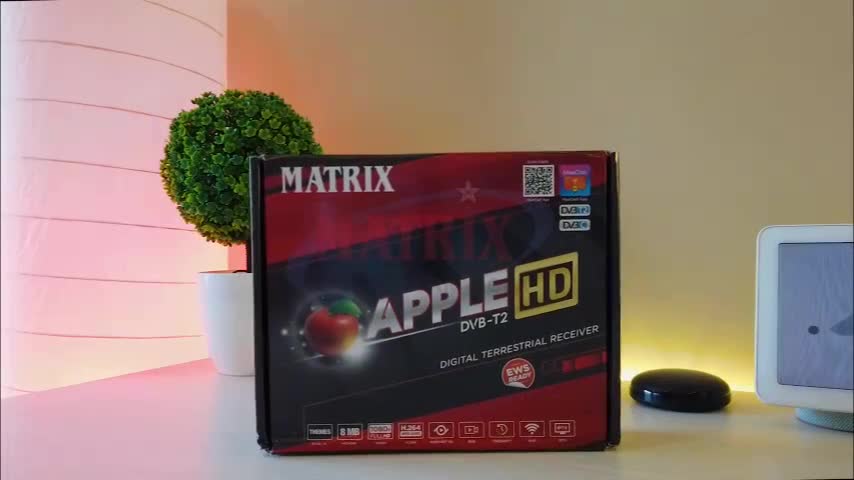 MATRIX APPLE MERAH SET TOP BOX DVB T2 / PENERIMA SIARAN DIGITAL