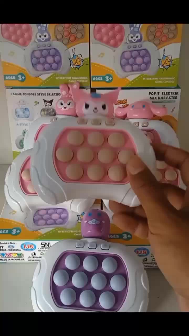 TERLARIS mainan pop it elektrik MIX karakter SS 1771 / mainan pop it viral game elektronik murah / pop it elektronik mini  POP IT ELECTRIC GAME MACHINE SS1551 Anak Toys Asli cod gratis ongkir