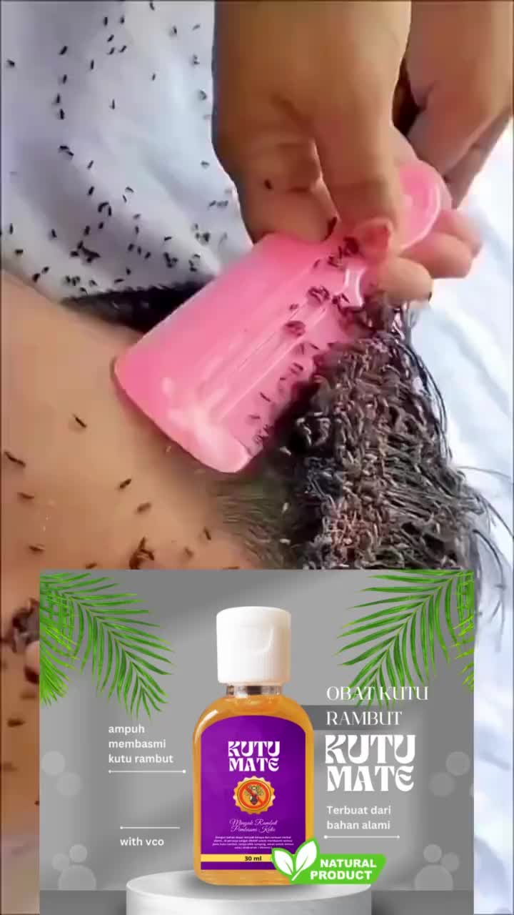 MINYAK PEMBASMI KUTU RAMBUT AMPUH CAP KUTUMATE