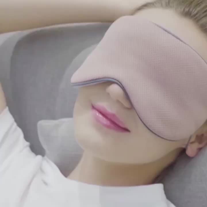 2 Sisi Penutup Mata Masker Tidur Sleep Eye Mask Warm Dan Cool Travel Eye Mask Bahan Bagus