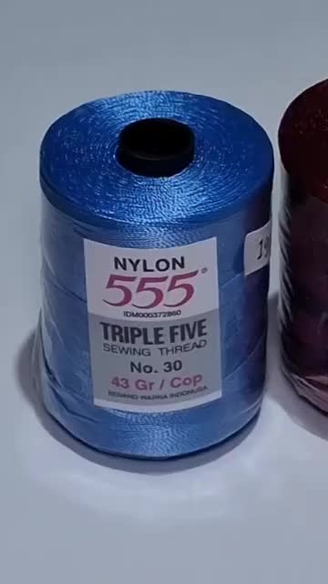 Benang jahit nilon 555 no 30 dapat digunakan untuk benang wrap wraping joran lilit |  tali joran | benang joran | benang pancing | benang lilit | senar lilit joran | alat pancing bisa untuk benang layangan