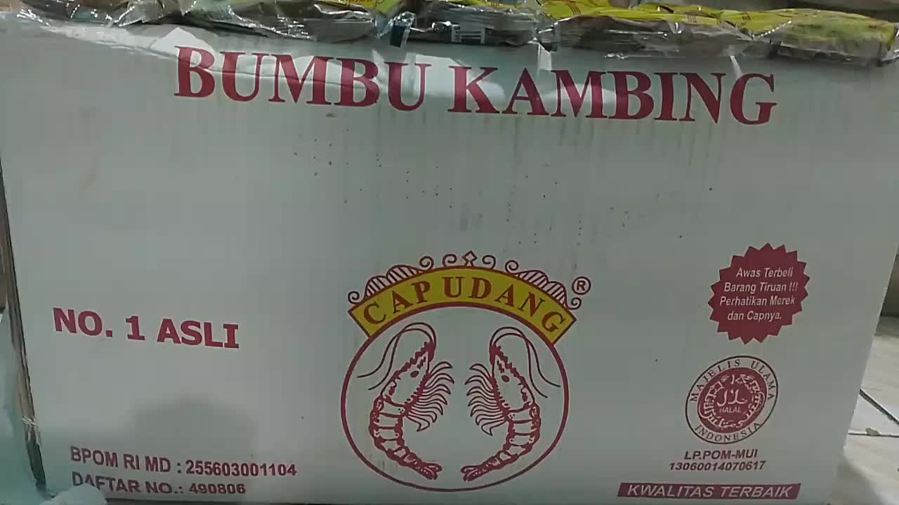 Bumbu Rendang Kambing Cap Udang Alami