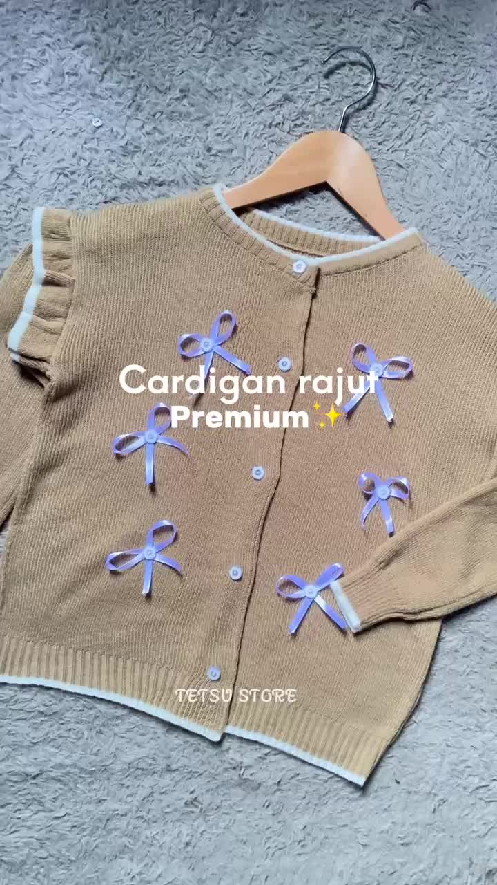 TETSU STORE - Lisa Sweater Rajut Anak Perempuan Usia 2-12tahun - Atasan Rajut Anak