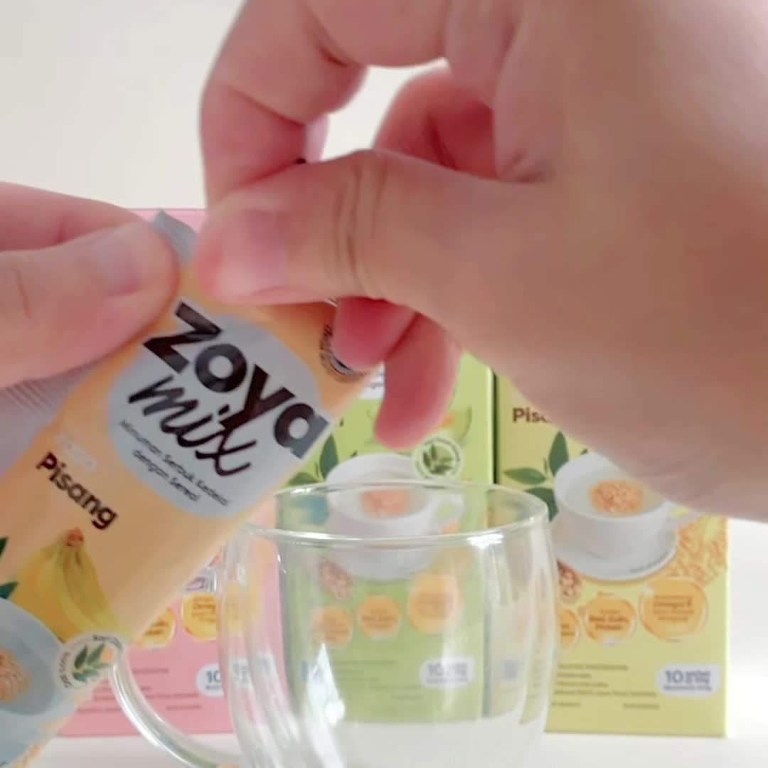 MamaBear ZoyaMix Isi 10 Sachet - Susu Kedelai Kaya Nutrisi untuk Ibu Menyusui Halal BPOM