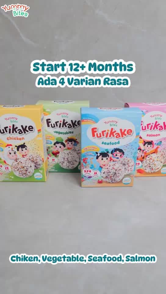 Yummy Bites Furikake 35GR/ Topping Rumput Laut/ Nori Tabur/ MPASI Bayi