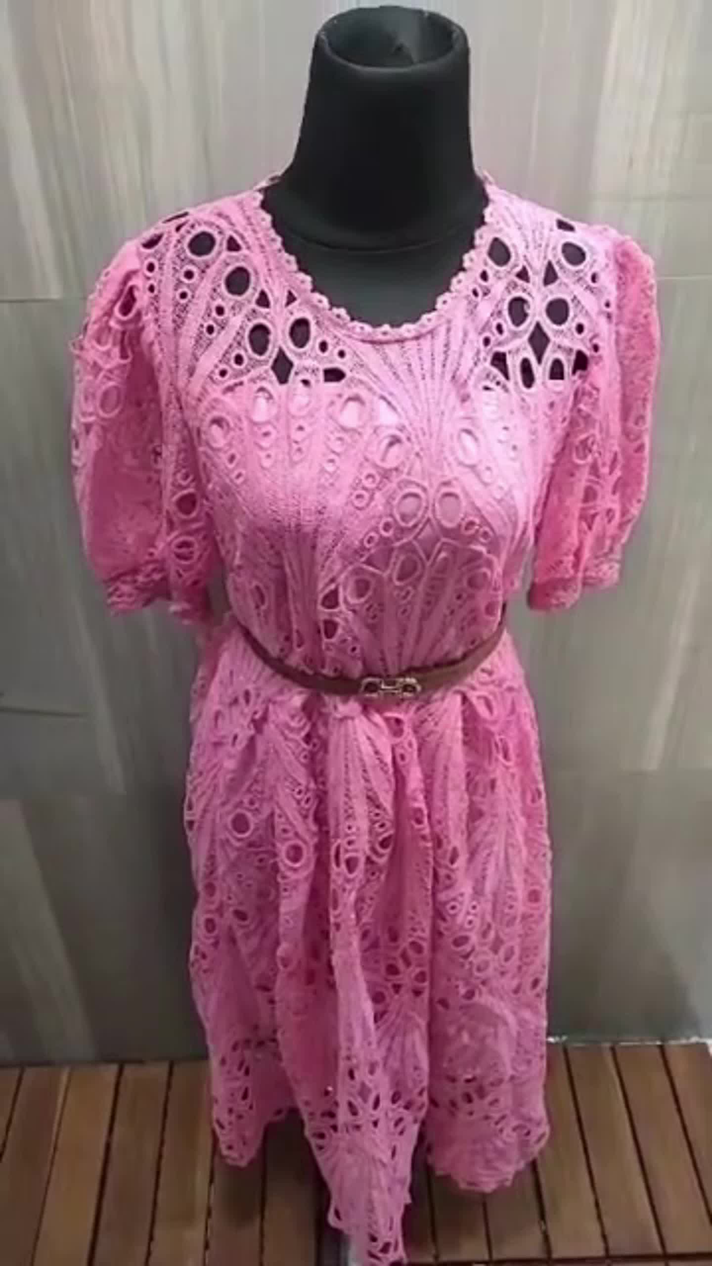 [ Joca Clothing ] Marsha Ambroidered Lace Dress Fit Size M-L Fashion Gaun Wanita Dres Katun Bordir Katbol Formal Outfit Party Pesta Elegan Anggun Feminim Hitam Kuning Hijau Putih Kondangan Simple Natal Mewah