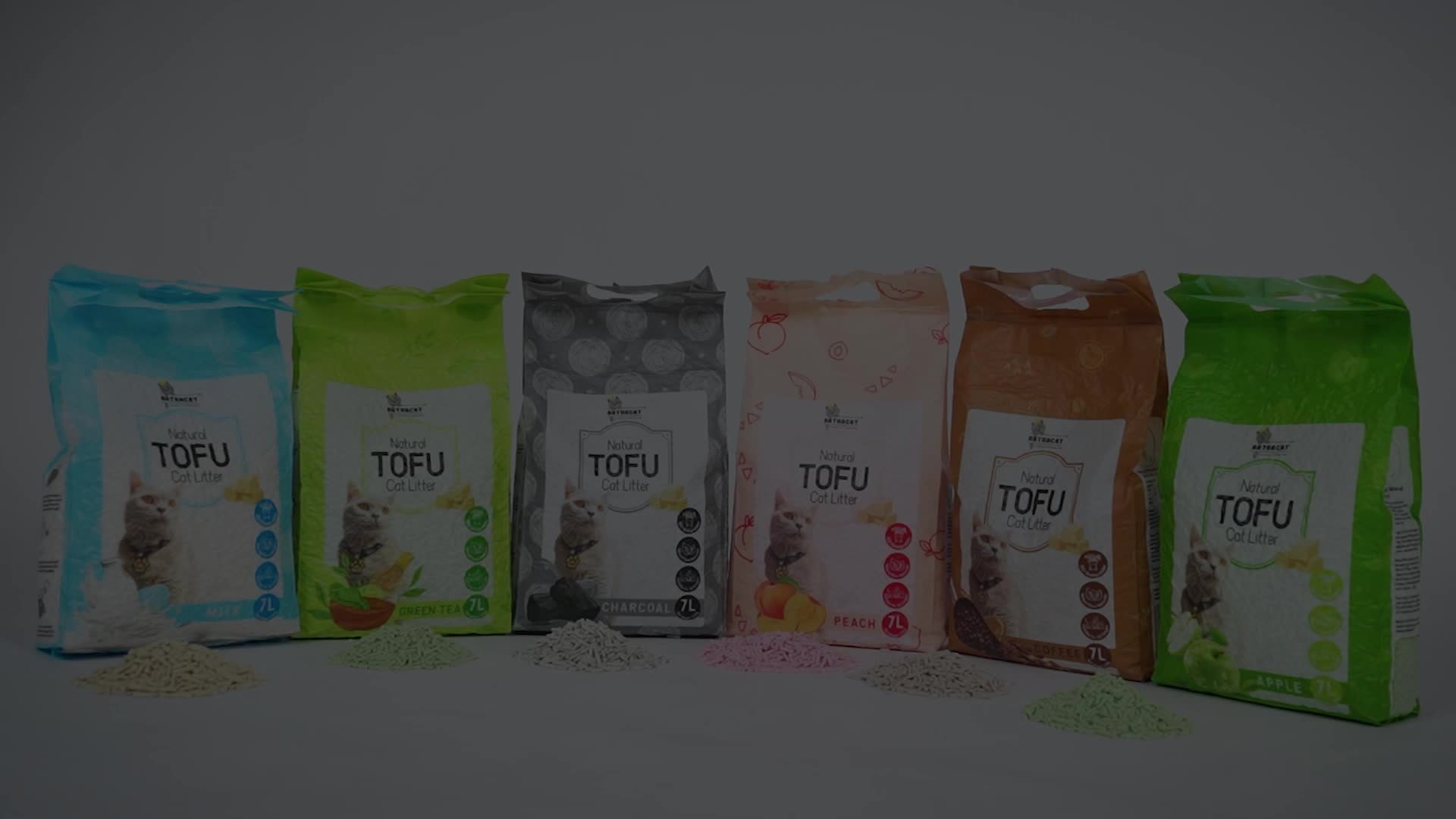 ARTHACAT TOFU CLUMPING CAT LITTER- PASIR KUCING GUMPAL SOYA (PEACH)