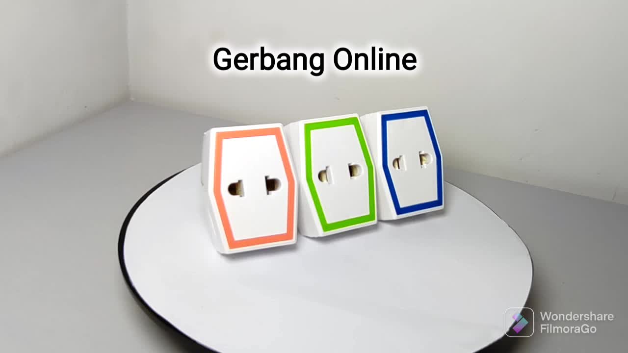 DUTRON Steker T Cabang 3 Colokan Stop Kontak Multi 3 Lubang SNI