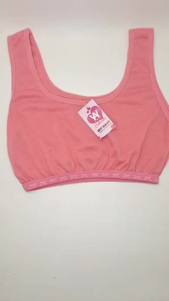 Grosir 3pcs / 6pcs BH Miniset Remaja Perempuan Termurah - Miniset untuk Usia 8-14 Tahun - Fashion Pakaian Anak SD Mini Set Underwear - Desain Menarik & Nyaman - Ukuran M L XL - Cocok untuk Bersekolah