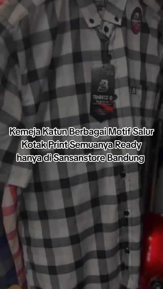 Atasan Kemeja Baju Pria Lengan Pendek Bahan Katun Tipis Motif Kotak Size Standar Ukuran M L XL Handmade Murah
