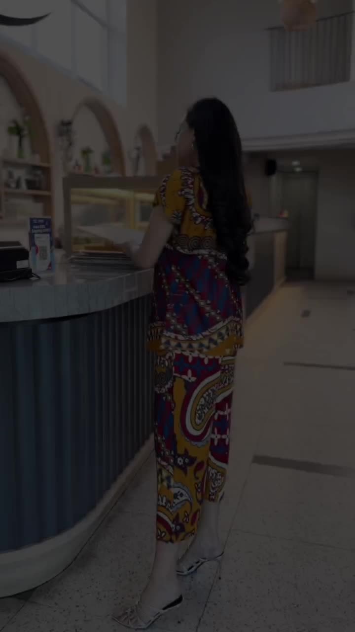 DALILY OOTD ONE SET MOTIF LUPITA SETELAN LENGAN PENDEK RAYON PREMIUM KEKINIAN DISKON Nyaman