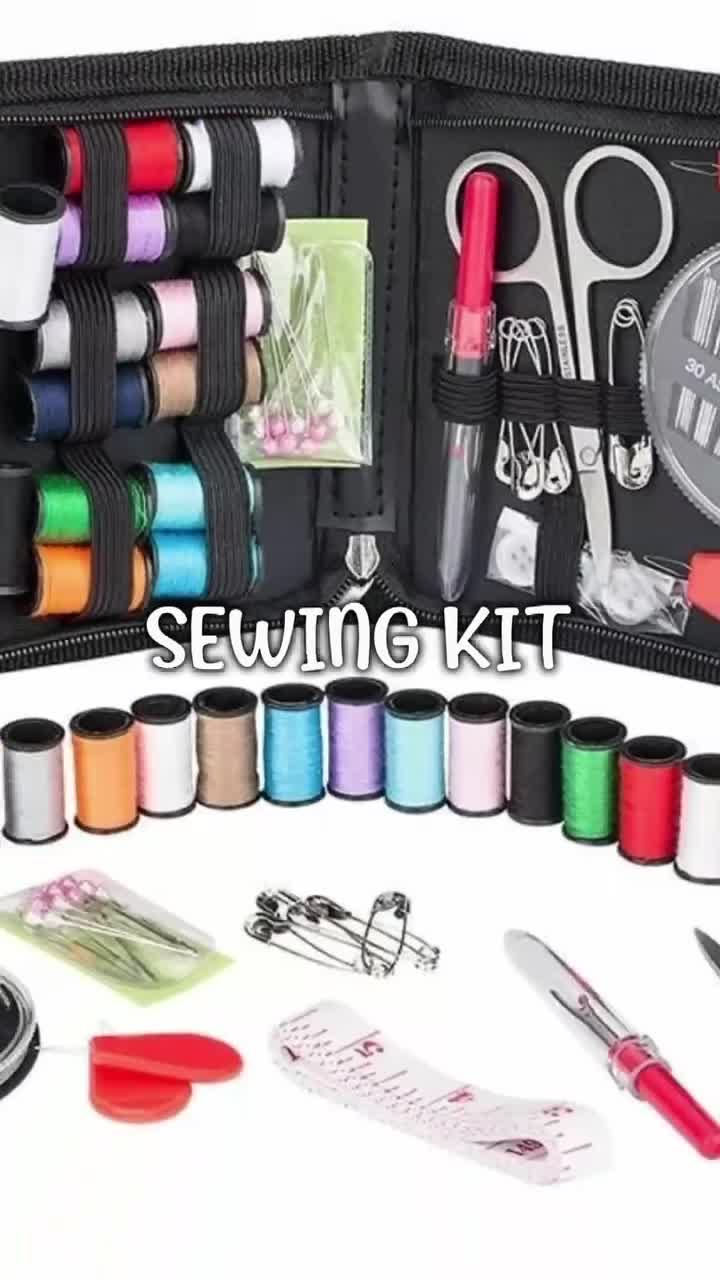 BISA COD 6198 Set Alat Jahit 10 PCS / Kotak Set Peralatan Jahit Portable Jarum Kancing