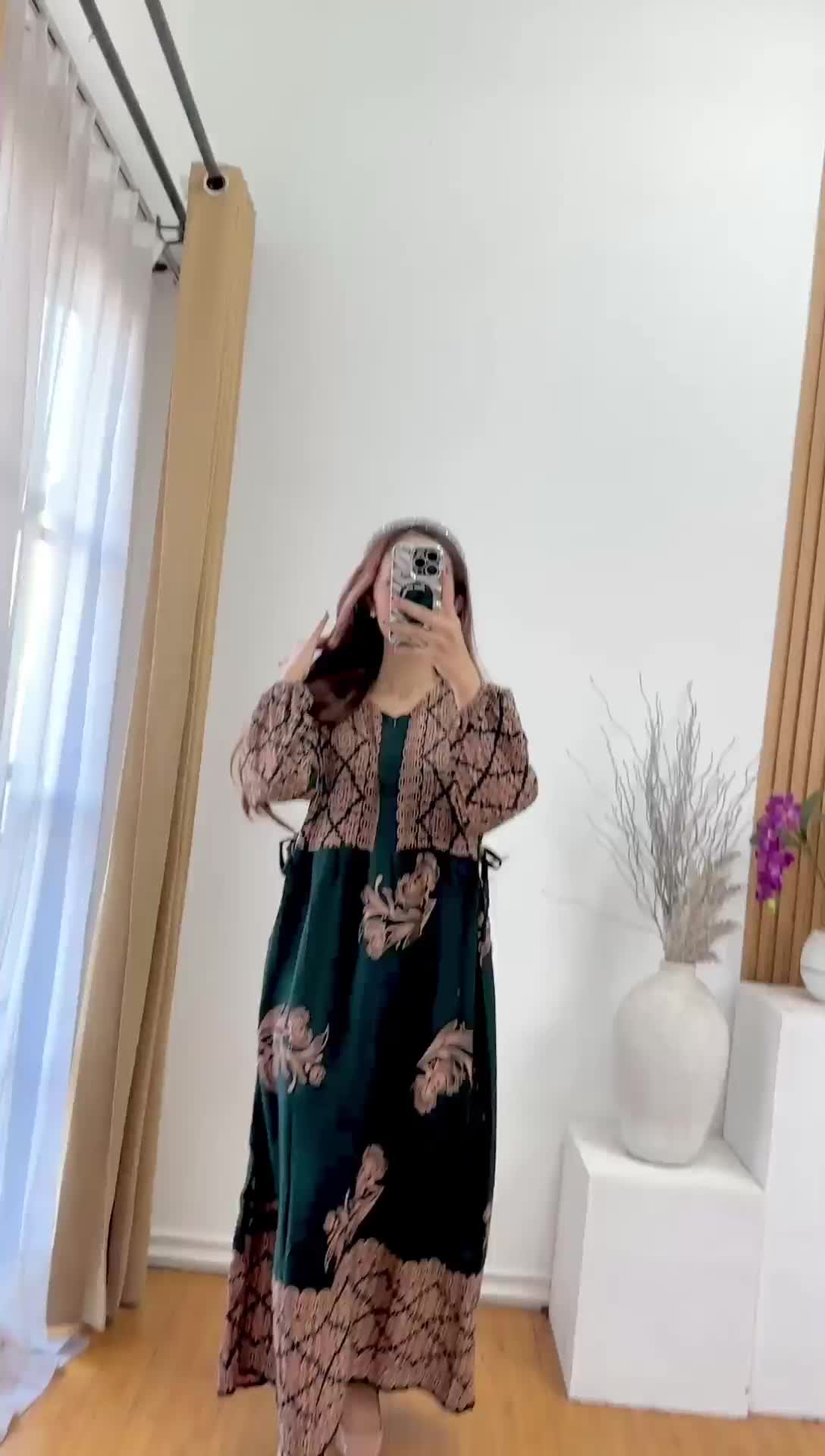 DASTER LONGDRES CIBI CLARA || BAHAN  RAYON  TEBAL BUSUI RESLETING|| LENGAN PANJANG ||
