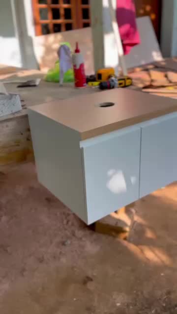 Meja Wastafel Minimalis Modern 2 Pintu dari Bahan Multiplek Berkualitas Furniture