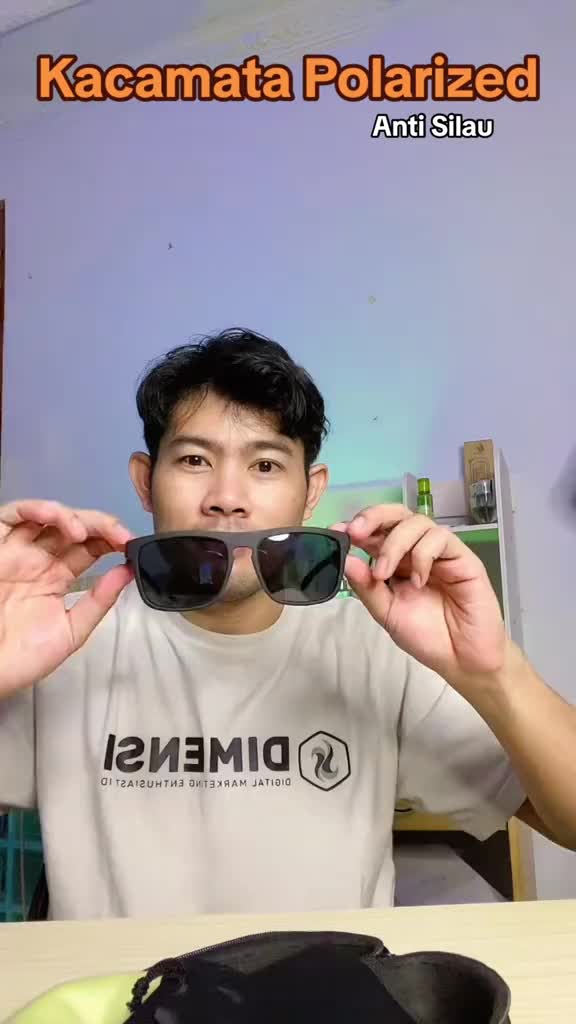 Kacamata Polarized Pria Wanita Aviation Driving Kacamata Pria Anti Silau Matahari UV400 eyewear frame sunglasses