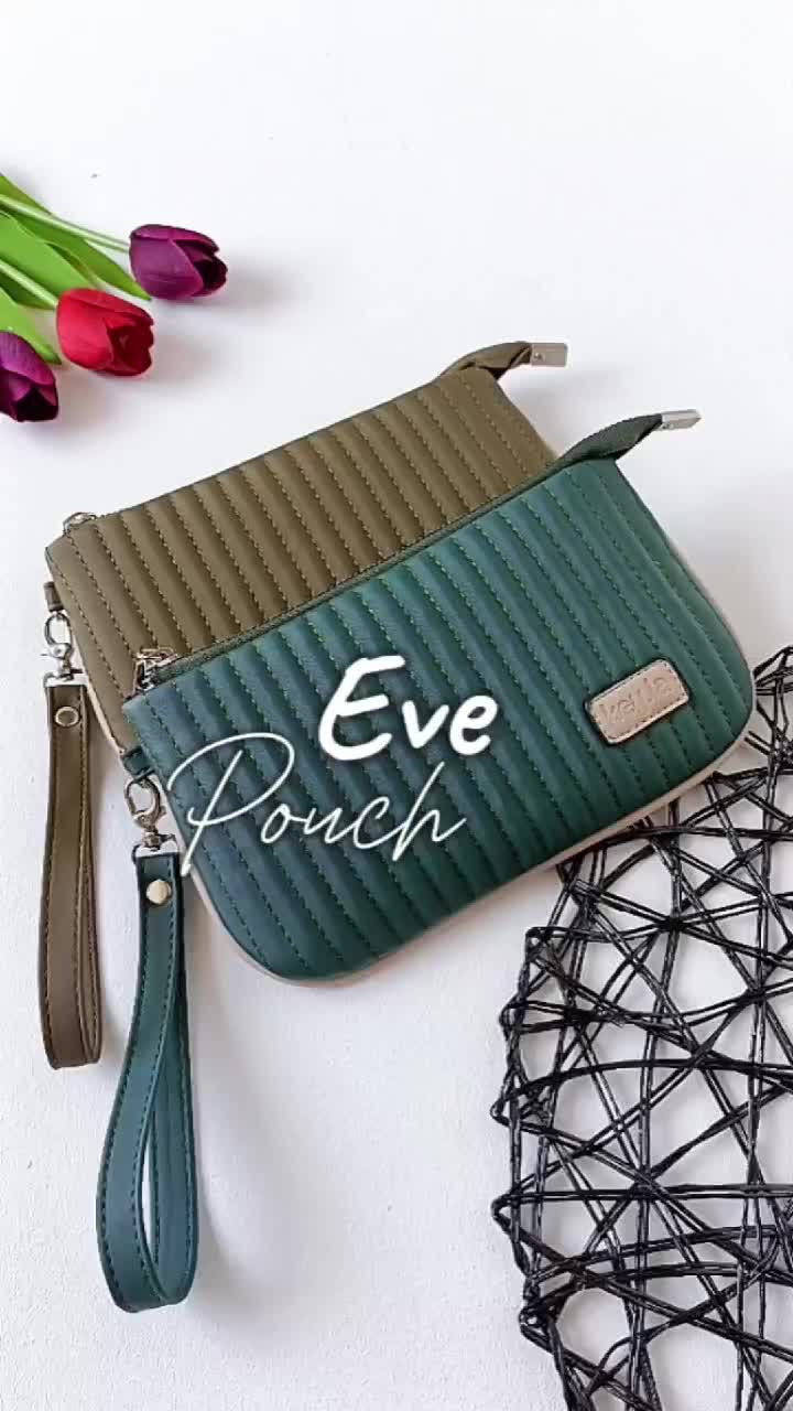 KEY.LA POUCH EVE DOMPET WANITA BORDIR CANTIK