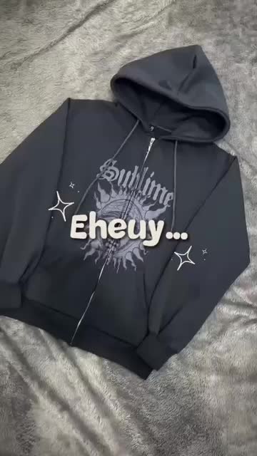 Zipper Boxy SUBLIME Oversize Cowo Cewe Bisa Pakai Lengan Balon - Hoodie Zipper Boxy SUBLIME VINTAGE Zip Basic Jaket Resleting Flecee Katun