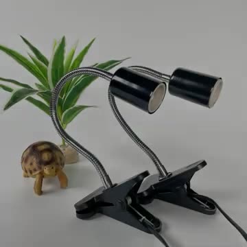 Fitting Lampu Jepit Reptil BD Gecko Flexibel 30cm NOMOY NJ-11 GEPENG