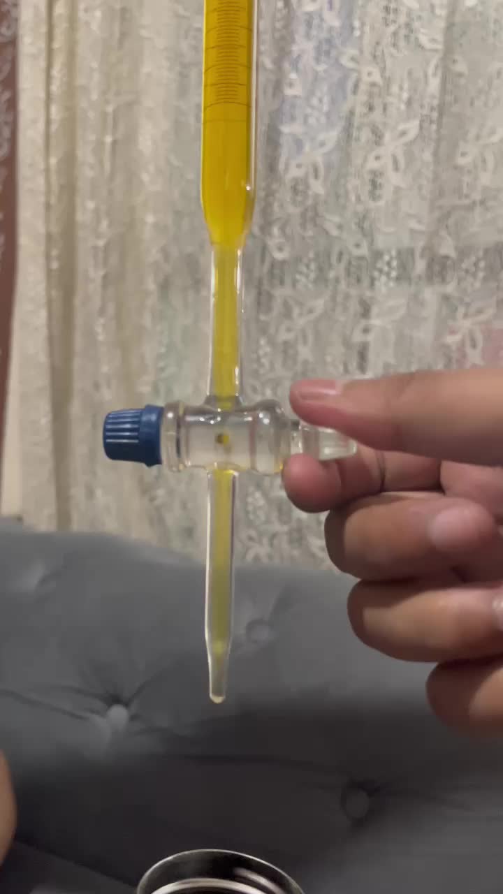 Vialabware - Buret Keran kaca 100ml | Alat laboratorium | Alat cek kompresi motor