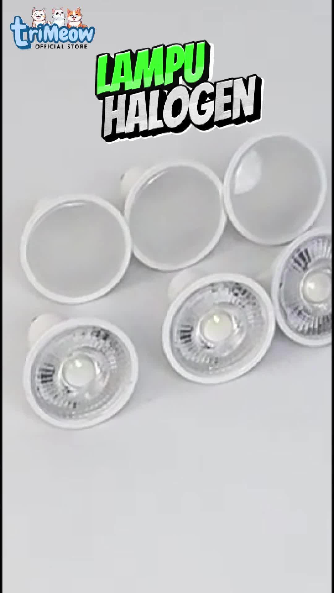 Lampu Halogen Spotlight LED 7 Watt Fitting E27 / MR16 COB Sorot 7W Lampu Spot Light Tusuk 6W Halogen Kuning Putih