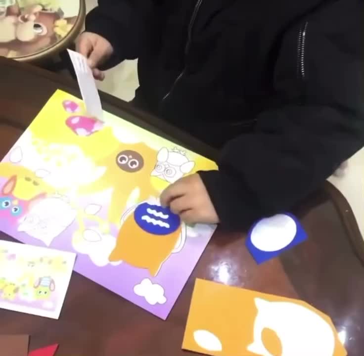 Mainan anak Stiker 3D Tempelan EVA Foam ( Mainan Edukasi Anak/Souvenir