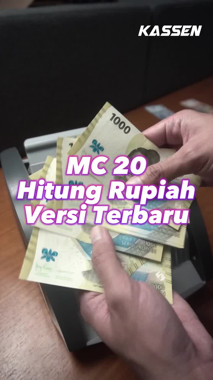 Mesin Penghitung Uang Kassen MC-20 UV Money Bill Counter