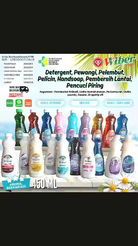 Sabun Cuci Piring Wiber Fresh Aroma Jeruk Nipis Kemasan 450ml