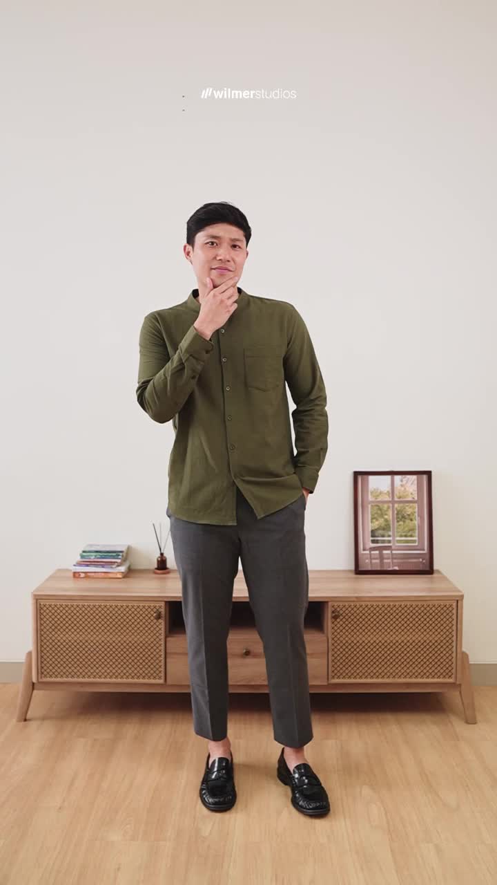 Wilmerstudios Kemeja Linen Shanghai Lengan Panjang All Variant