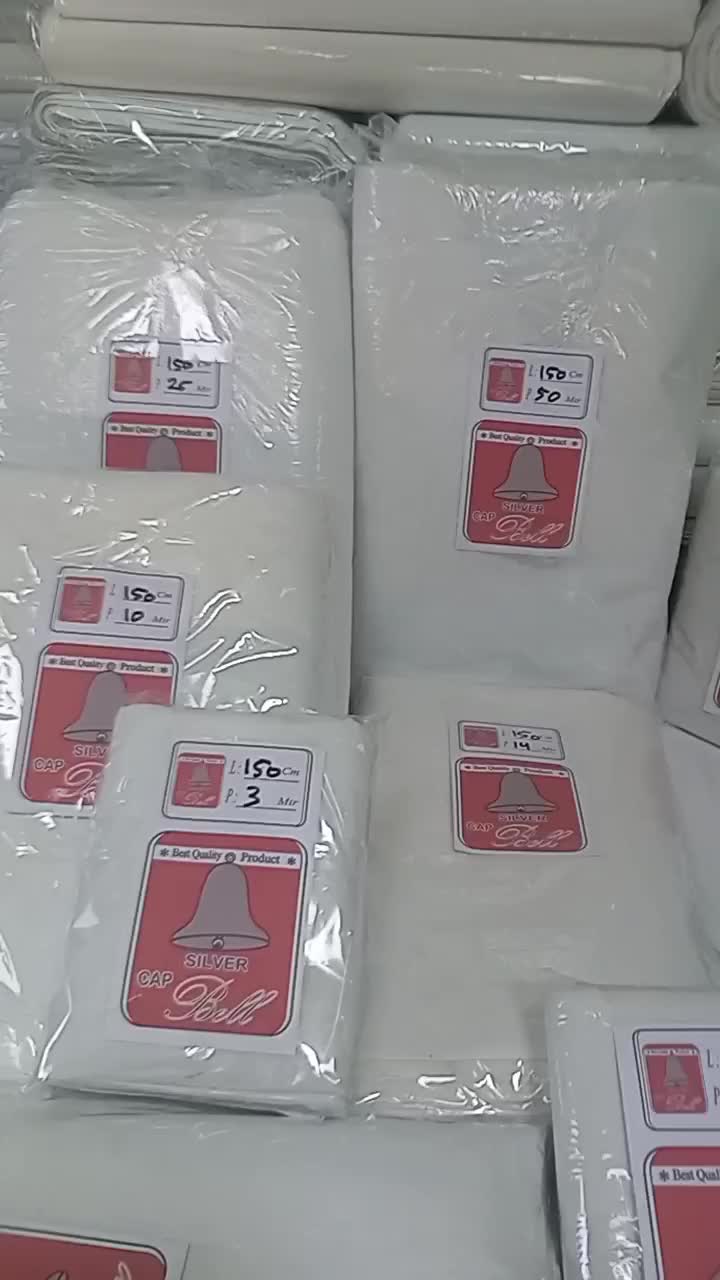 KAIN KAFAN/KAIN MORI LEBAR 150CM-25M ( HARGA TERMURAH )