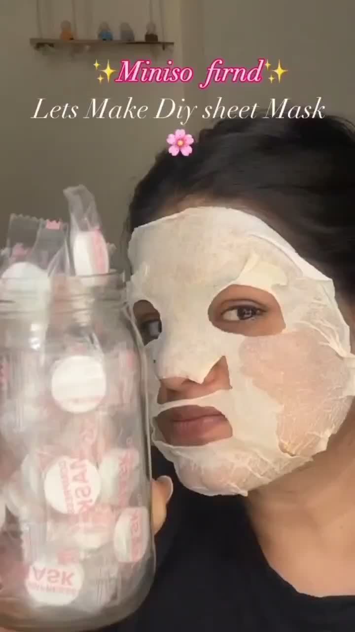Makser muka compressed papper sheet mask / facial mask