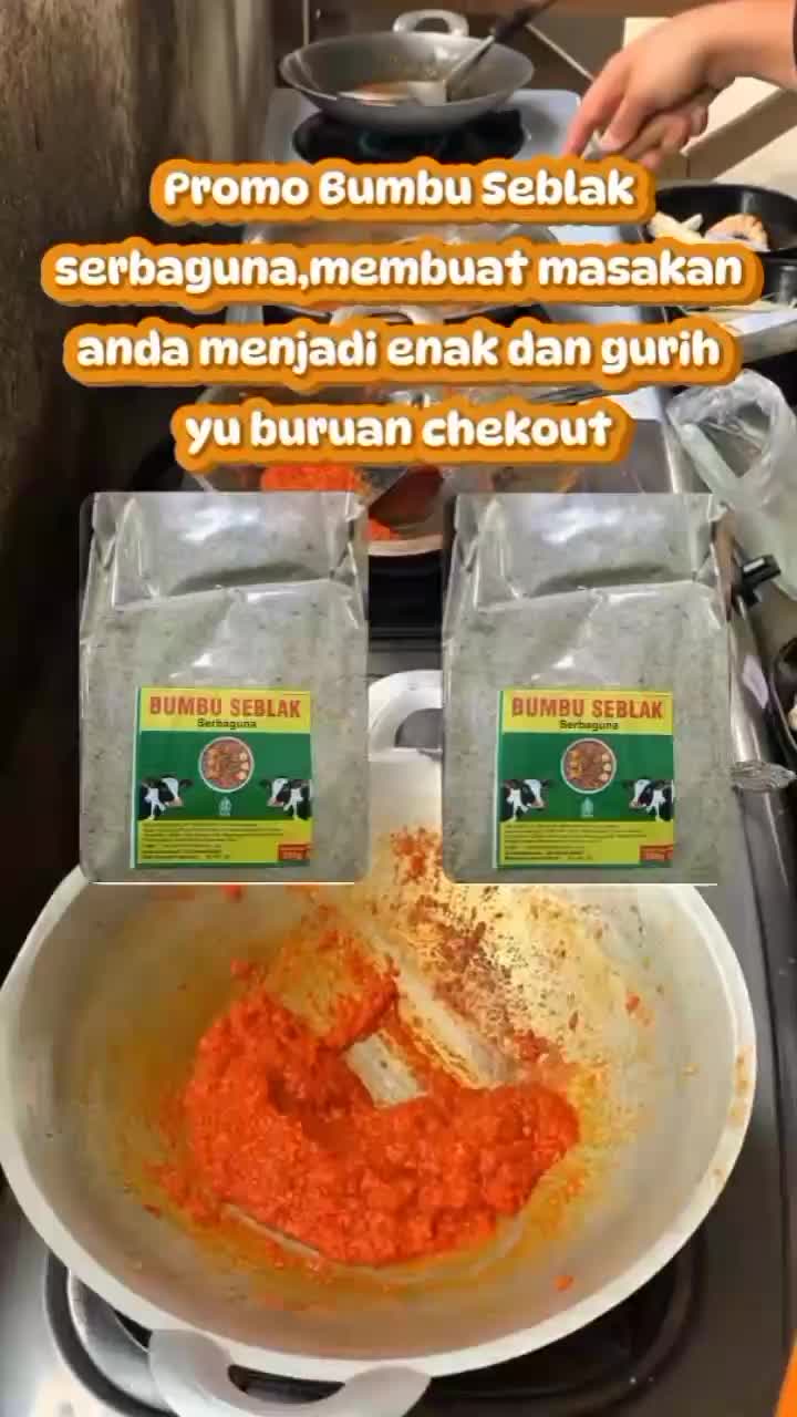 bungbu seblak 250 grm/ bungbu seblak SR  serbaguna Instan
