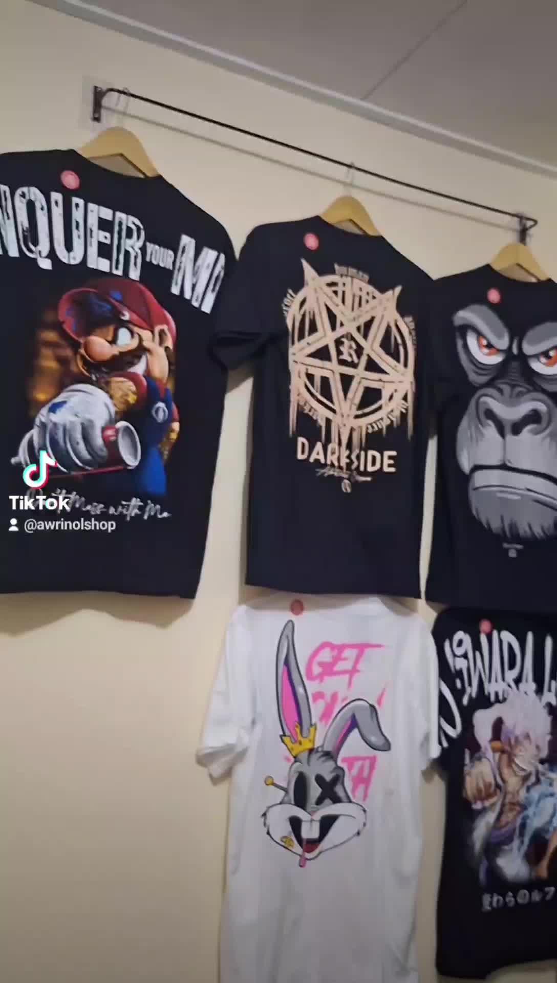 KAOS DISTRO PAKET HEMAT 3 PCS 100RIBUAN ATASAN PRIA WANITA MOTIF TERBARU COTTON COMBED Keren
