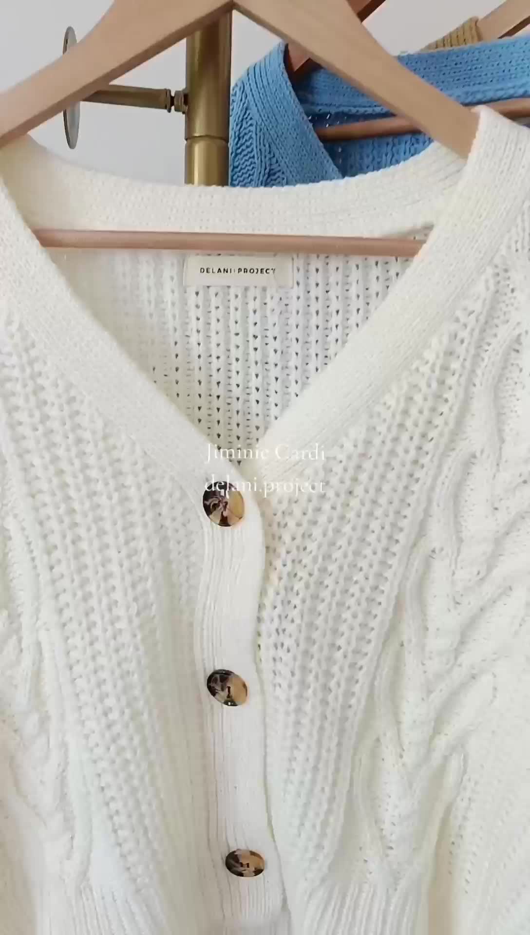 Delani.Project - Jiminie Cardi Semi Crop