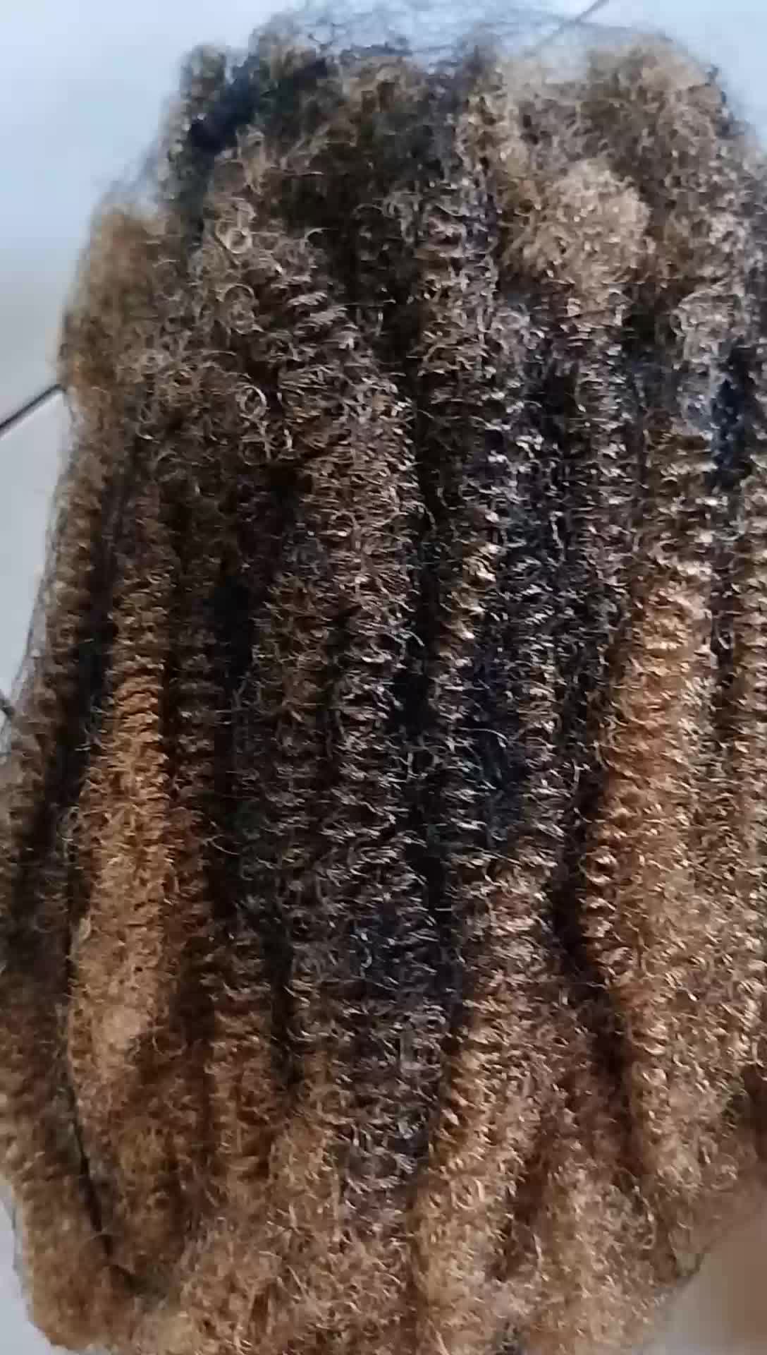 Rambut Afro Kribo/Hair Extension/Rambut Afro Hitam/Rambut Sambung/ Rambut African Style