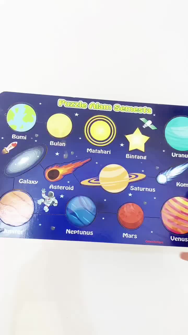 Omocha Toys - Puzzle Stiker Alam Semesta Alam Planet