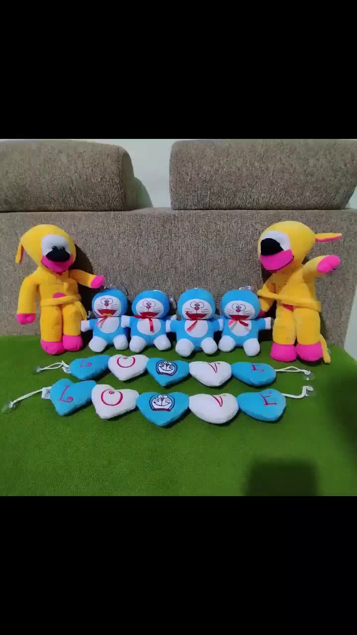 Set Hiasan Interior Mobil dengan Boneka Marsupilami dan 4+2 Karakter Lucu untuk Kaca Mobil Car